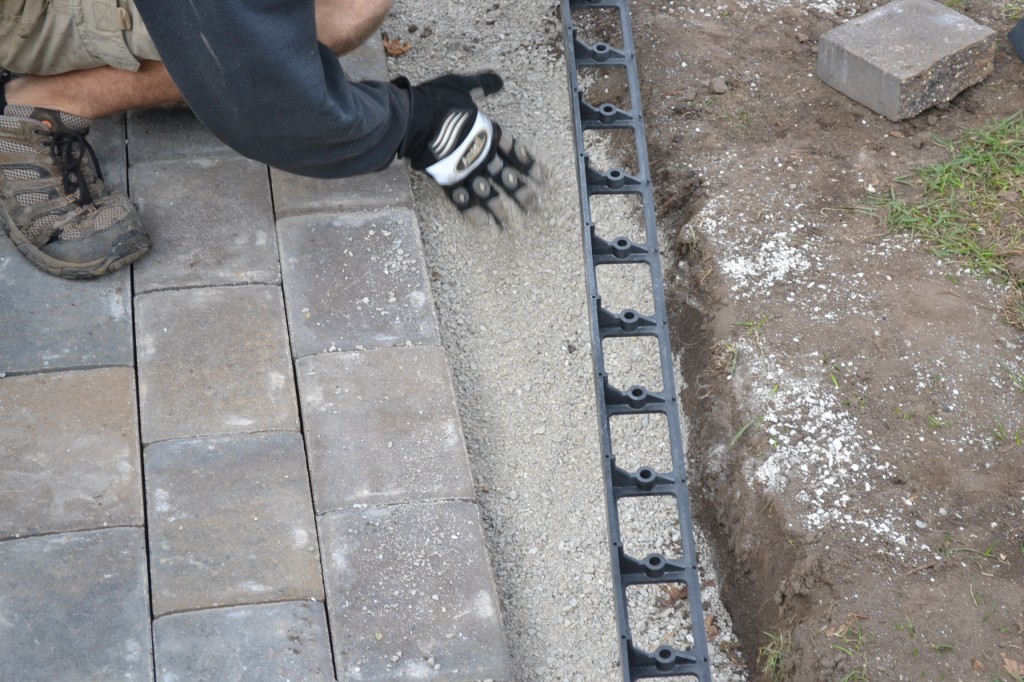 Installing paver blocks requires attention to detail.